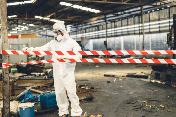 Professional Hoarding Cleanup technician working in Delta, OH